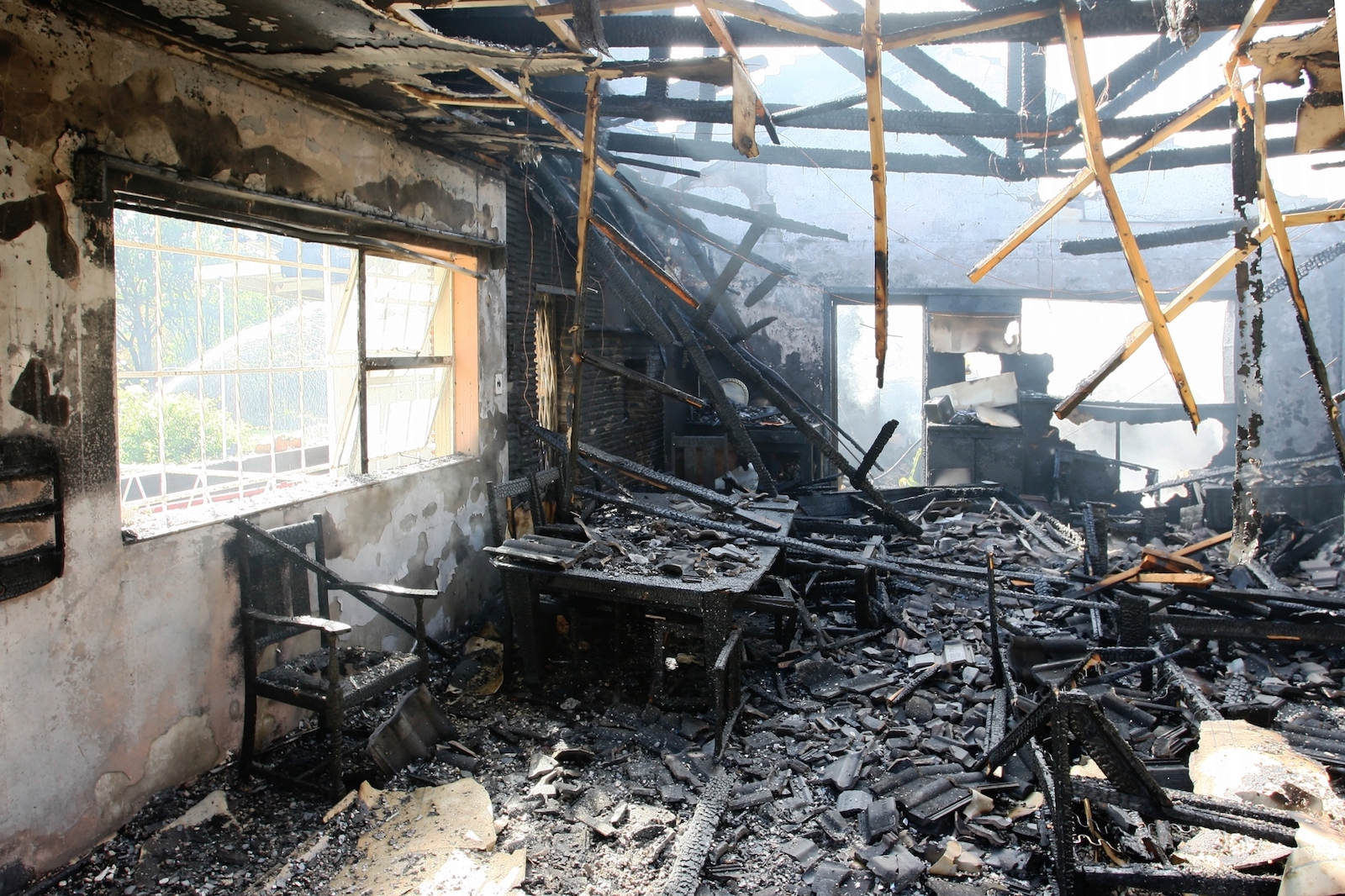 Burnt down House