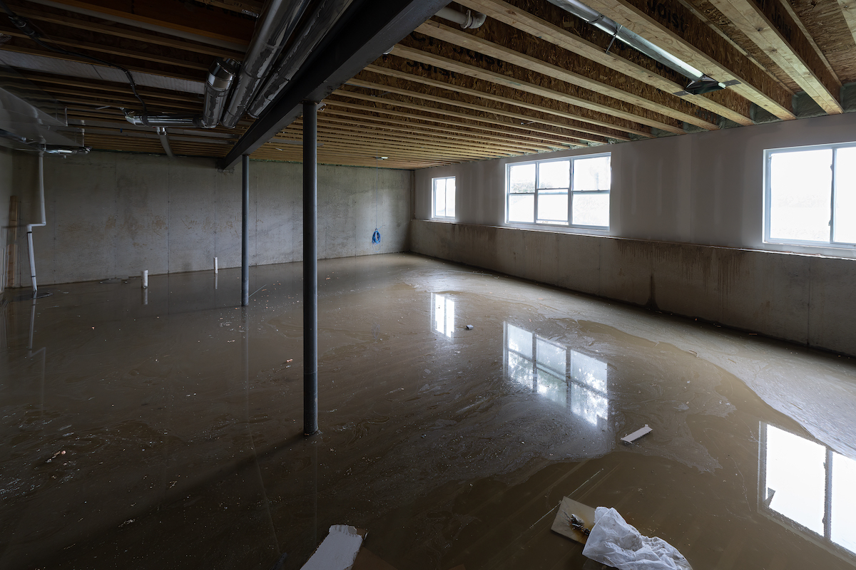 basement flooded